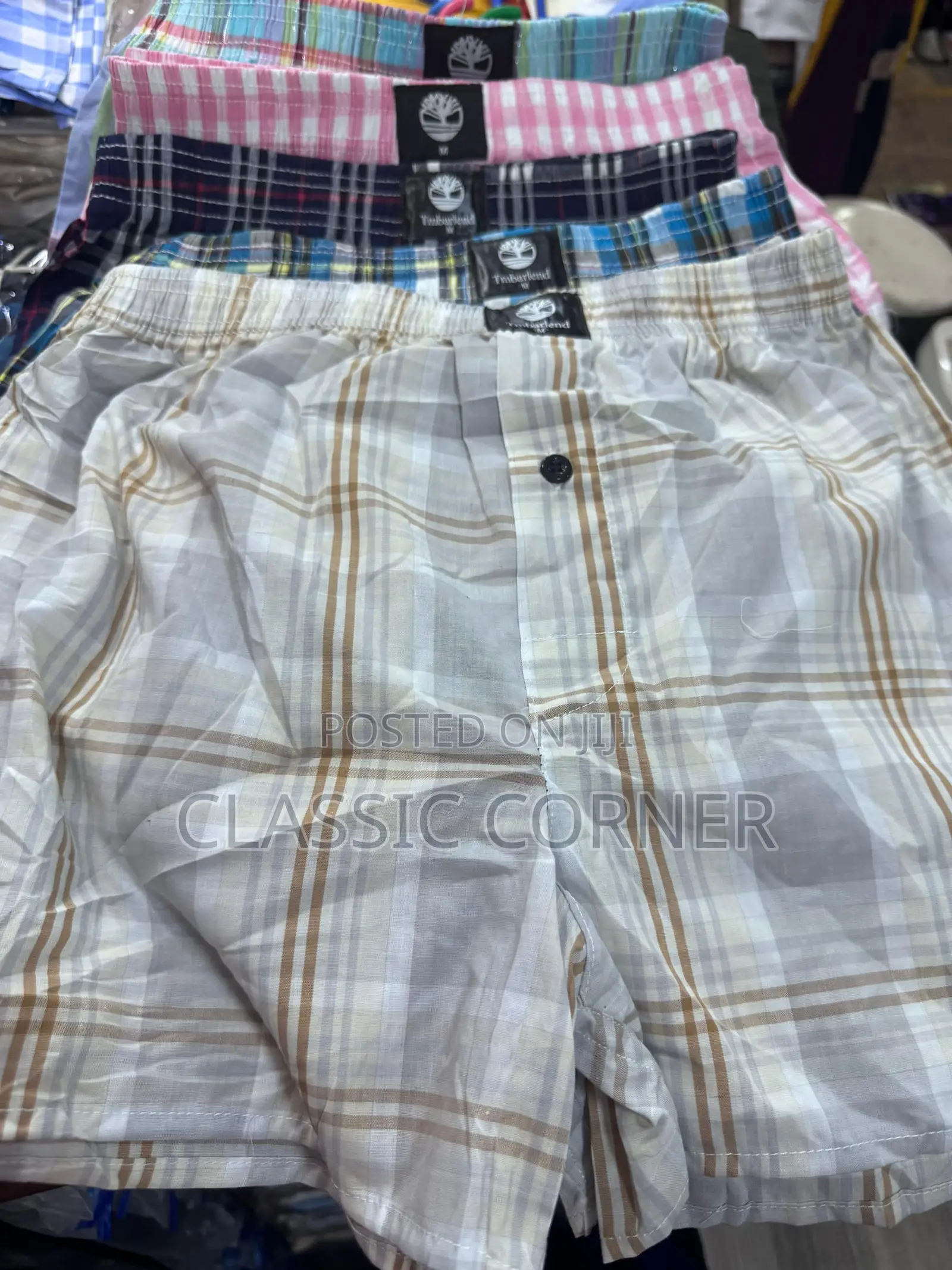 Men’S Checkered Boxers
