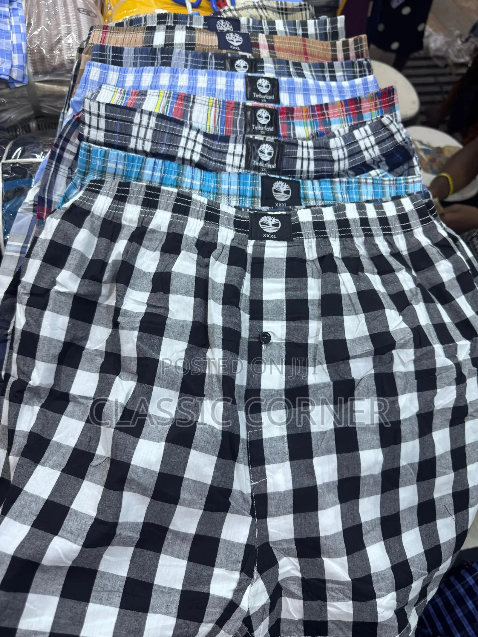 Men’S Checkered Boxers
