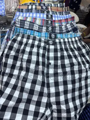 Men’S Checkered Boxers