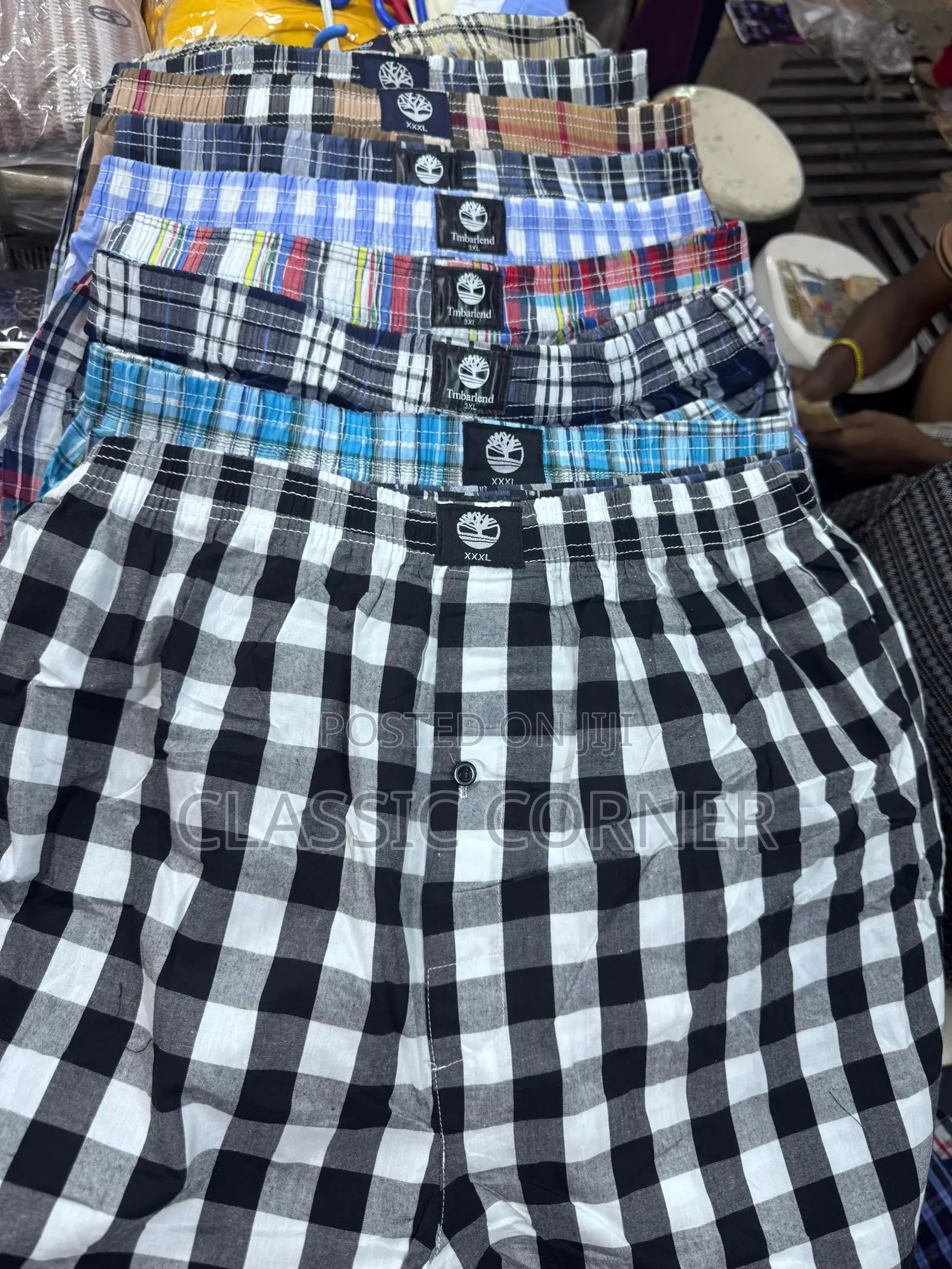 Men’S Checkered Boxers