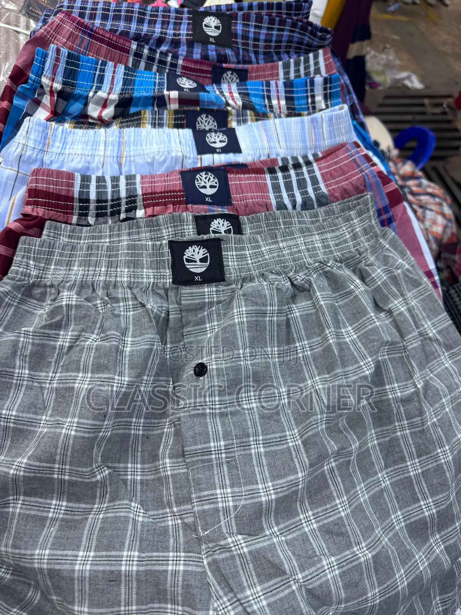 Men’S Checkered Boxers