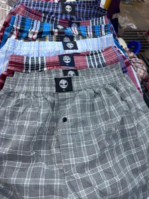 Men’S Checkered Boxers