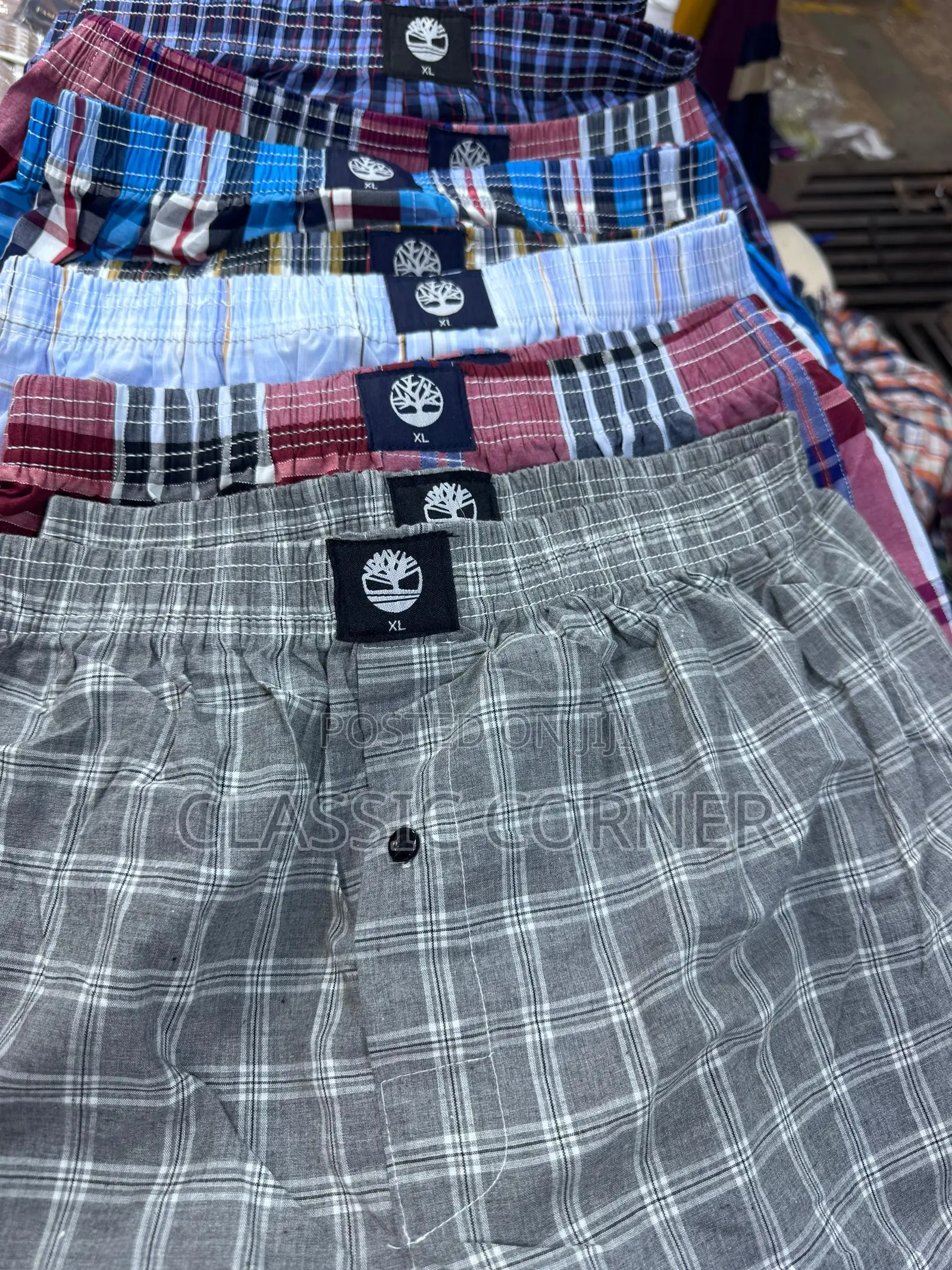 Men’S Checkered Boxers
