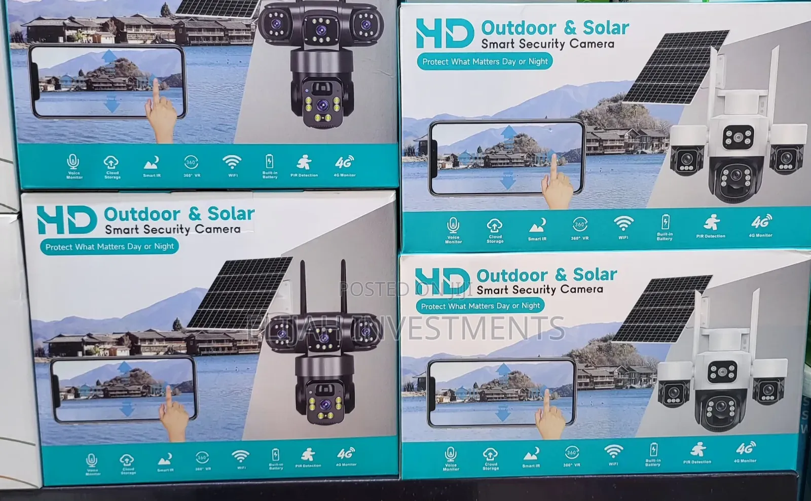 V380 Pro 4g Solar Outdoor Security Camera