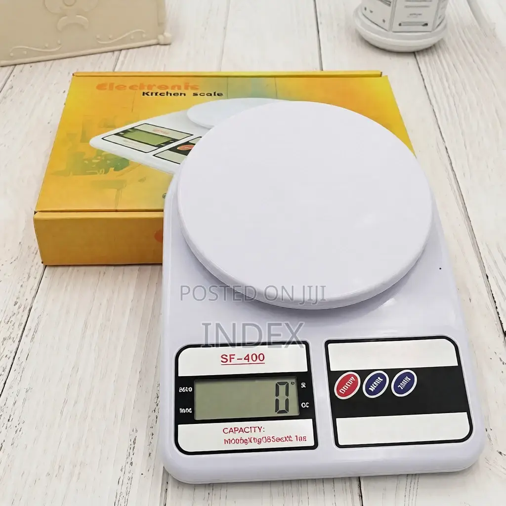 10kg Digital Kitchen Weighing Scale / Balance - White
