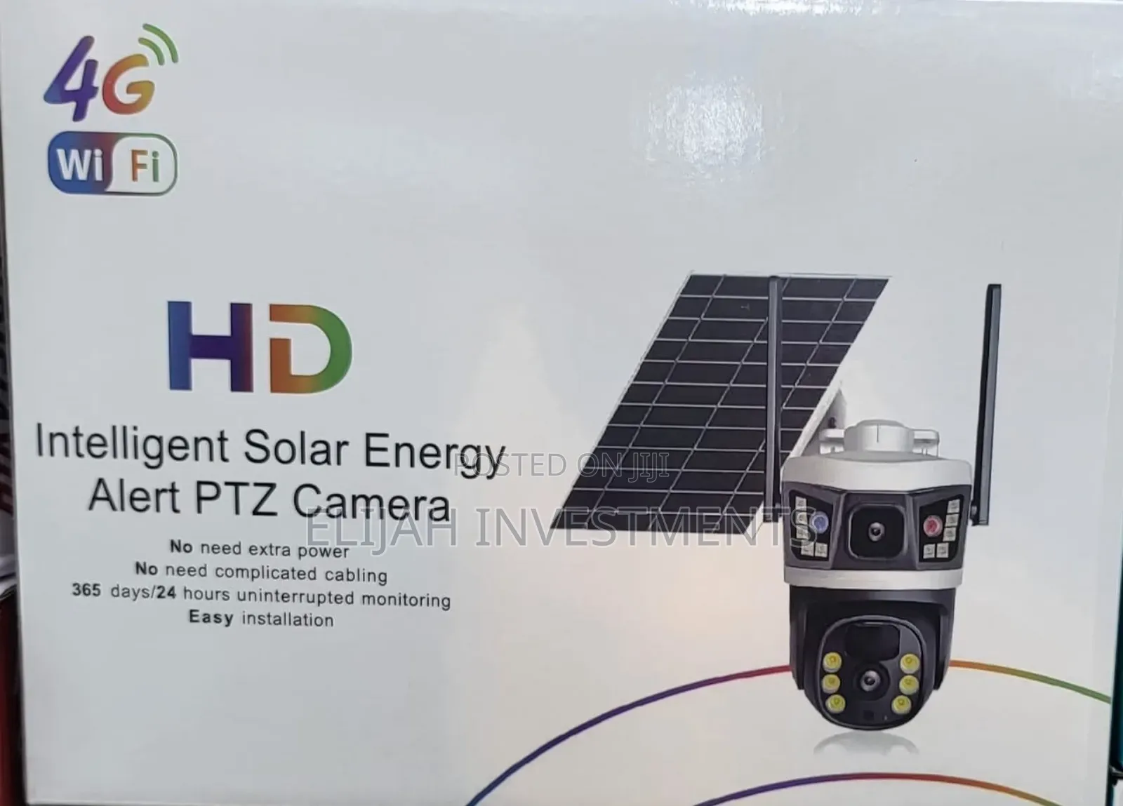 4g Wi-Fi Hd Intelligent Solar Alert PTZ Camera