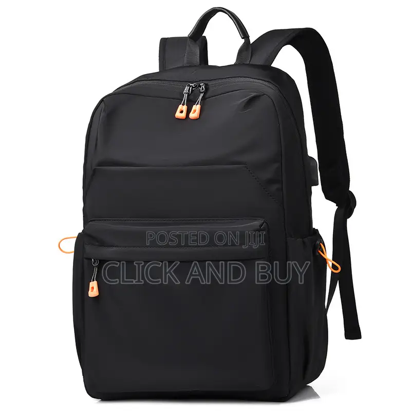 Casual Backpack School Bags for Laptop 15.6 Inch Backpack - Black