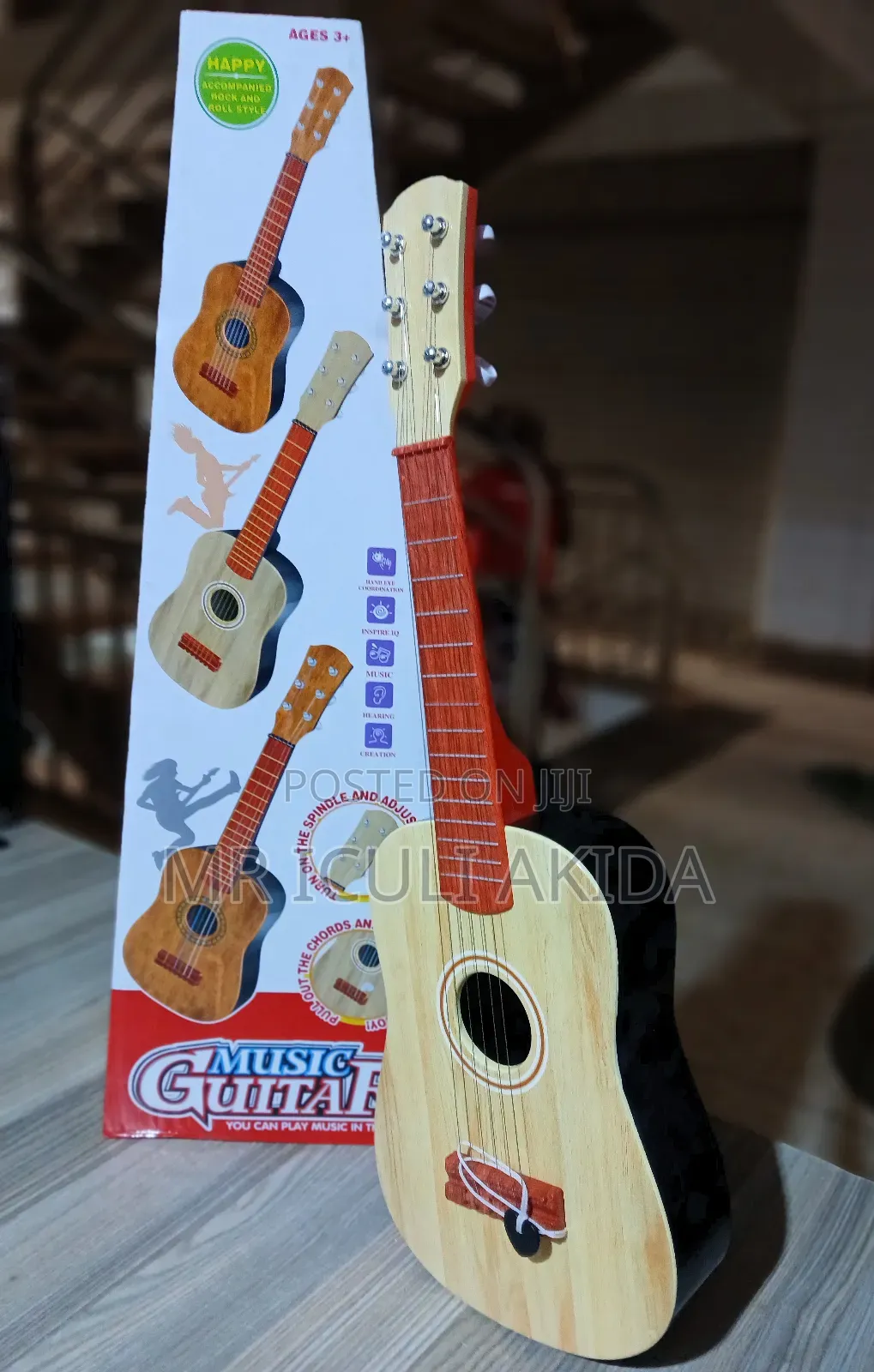 6strings Toy Musical Guitar Intended for Children