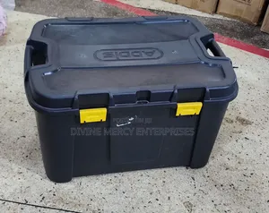 Heavey Duty Plastic Storege Box Black