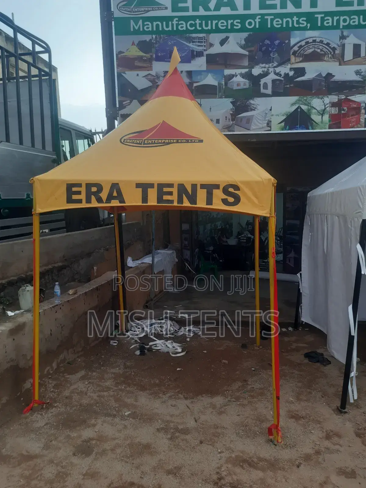 2m by 2m Tent Well Branded With Logos