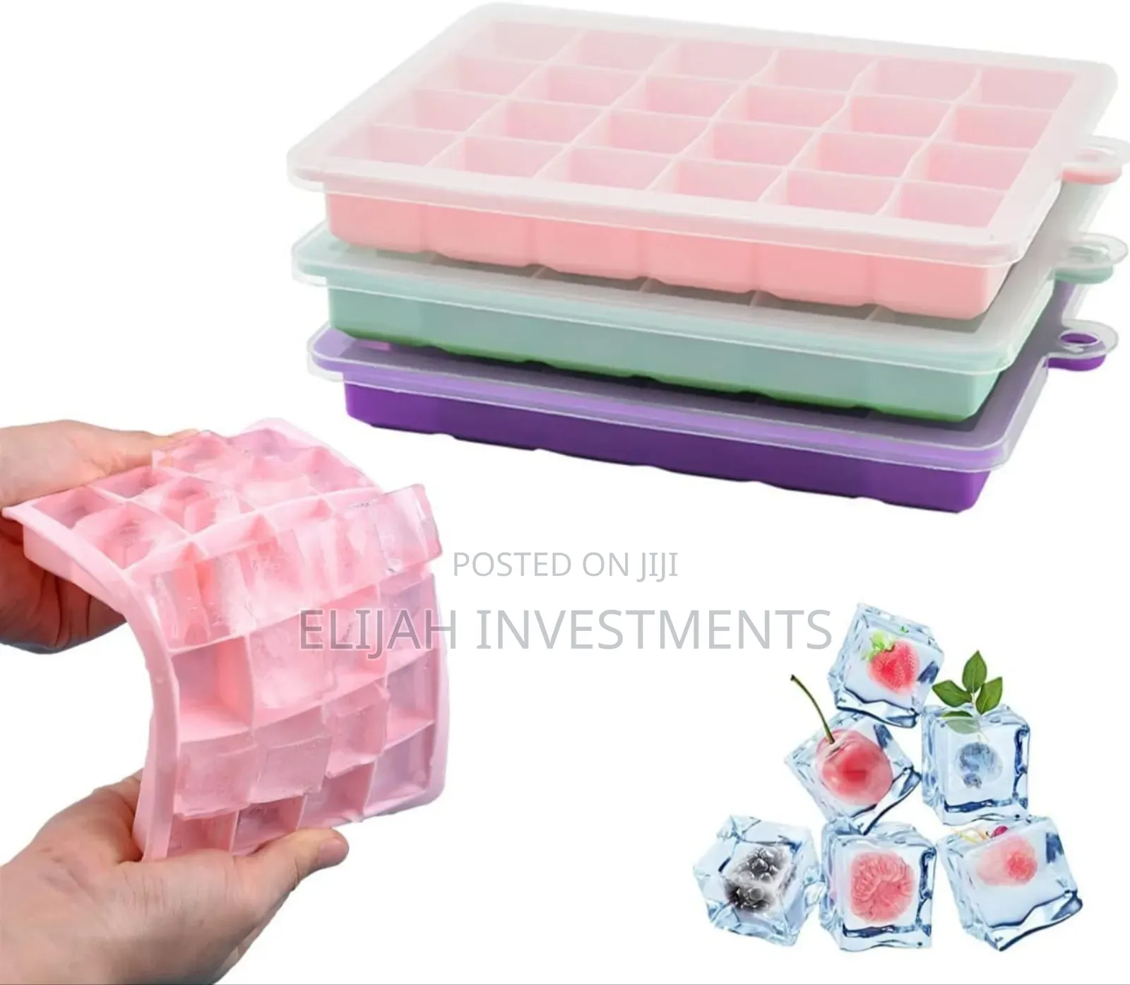 Silicone Ice Cube Tray