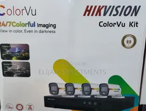 4-Channel Hikvision Colorvu Kit