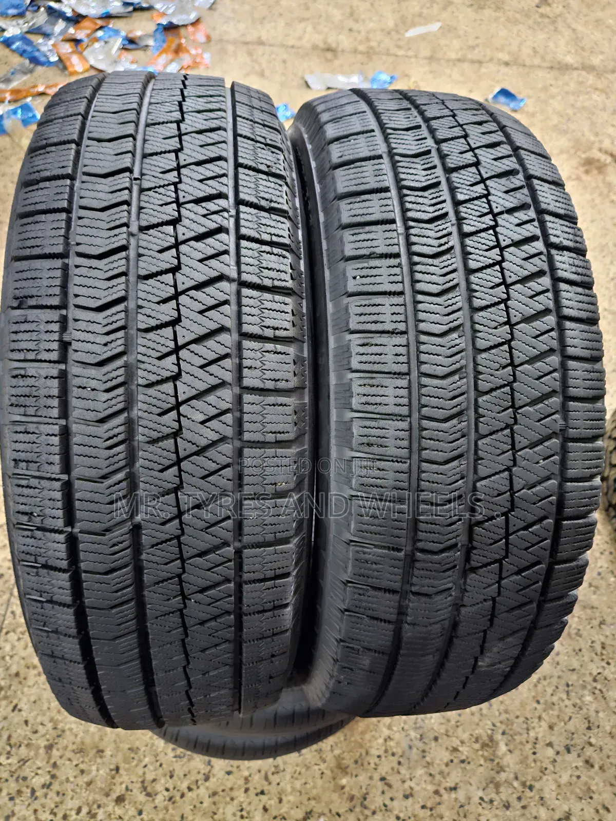 205 65 R15 Bridgestone Blizzak.Those With Sam Tires Came We Swap.