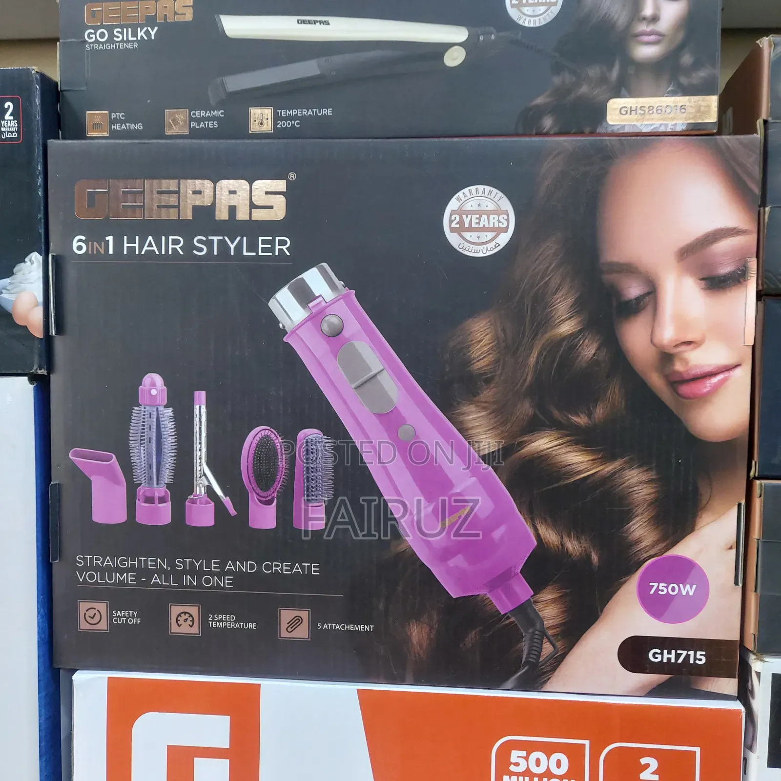 6in 1 Hair Styler Geepas