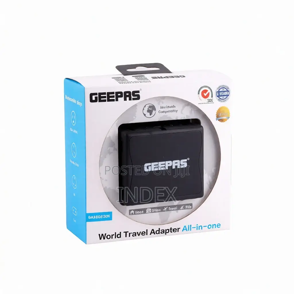 Geepas Universal Adapter for Smartphones, Cameras and More