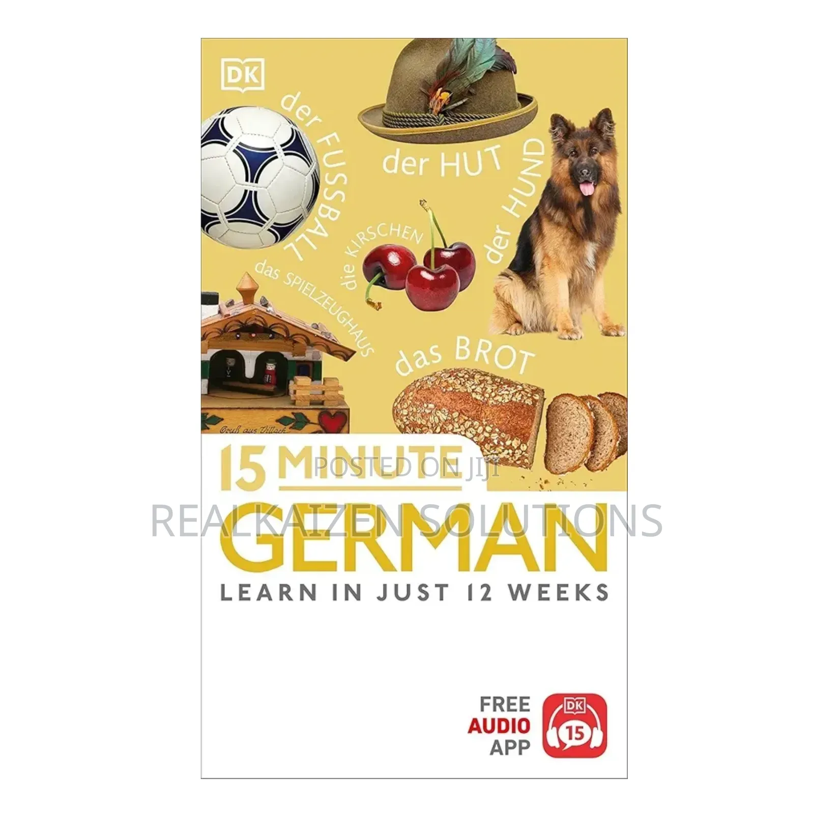 15-Minute German Learn in Just 12 Weeks With Free Audio App Dk Books