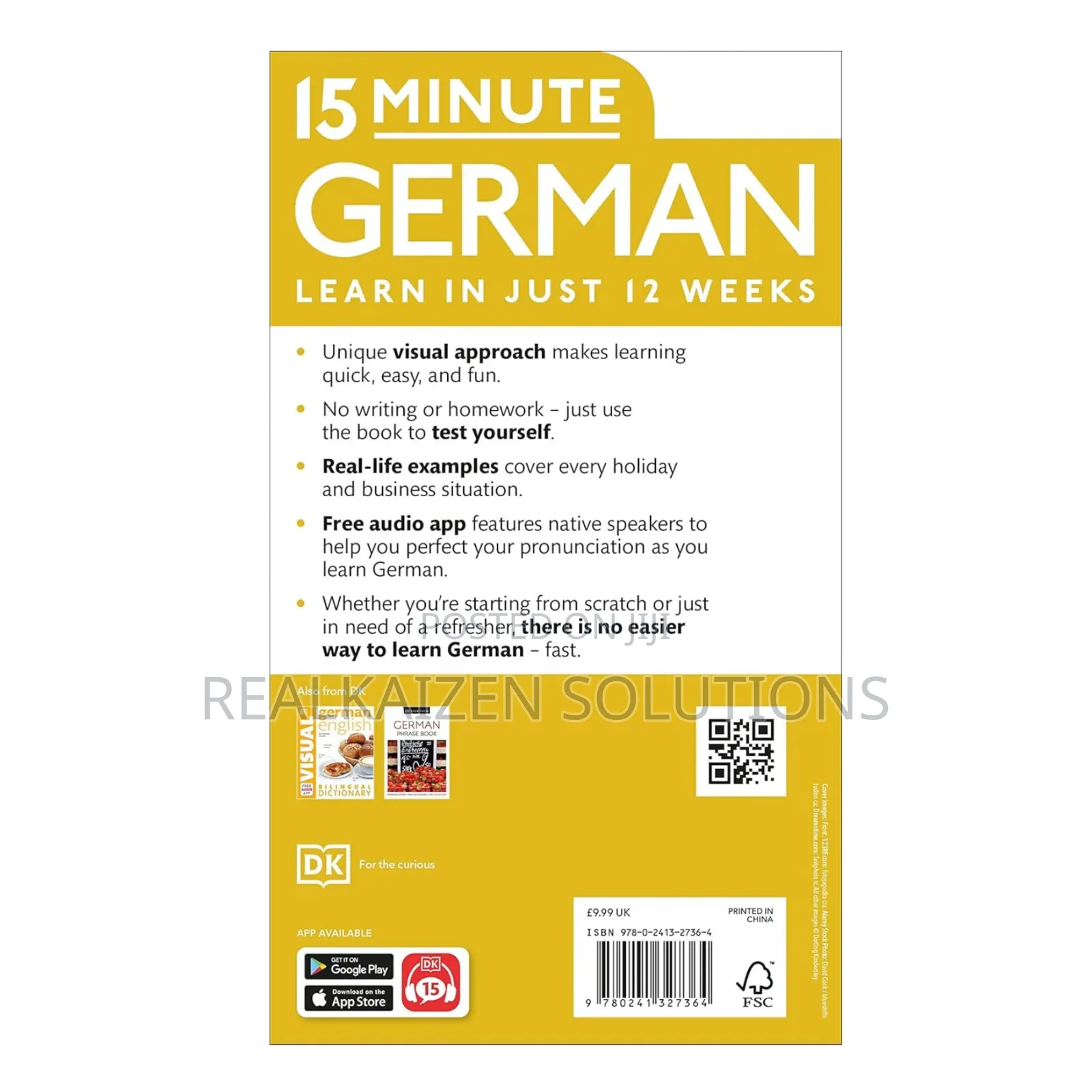 15-Minute German Learn in Just 12 Weeks With Free Audio App Dk Books