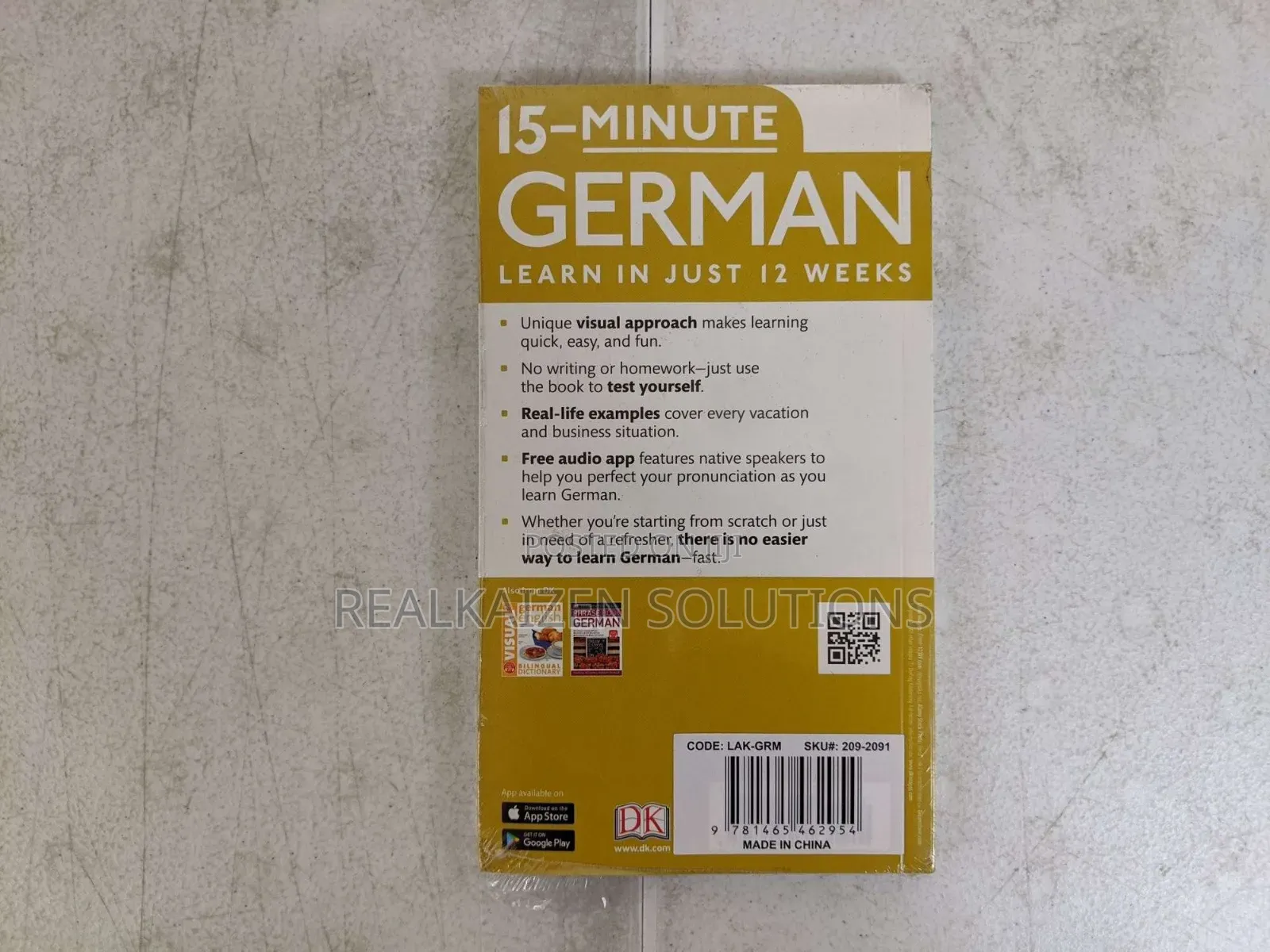 15-Minute German Learn in Just 12 Weeks With Free Audio App Dk Books