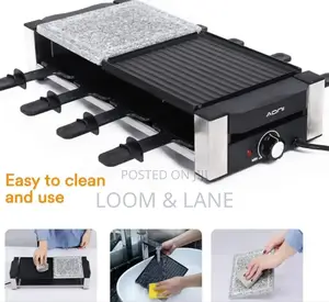 Saysonapps Raclette Grill With Granite Stone Grill Top(Model SBBQ-4418