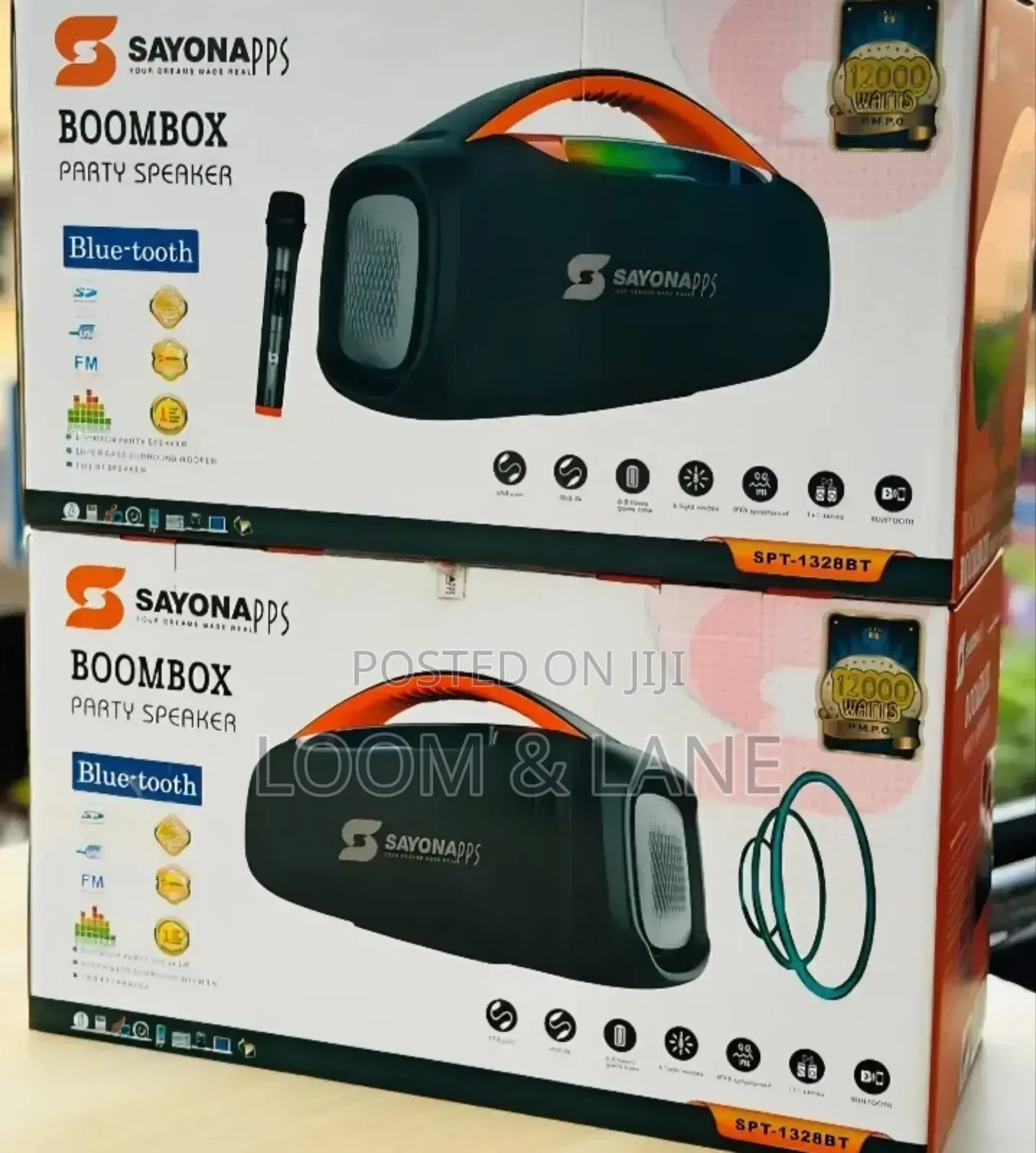 Sayona SPT-1328bt Boombox Party Speaker