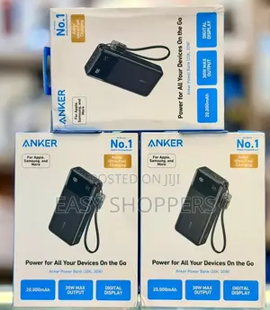 Anker Power Bank (10,000 22.5w), a Portable Charger