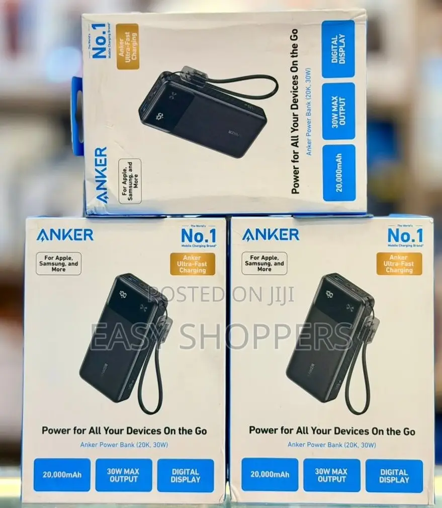 Anker Power Bank (10,000 22.5w), a Portable Charger