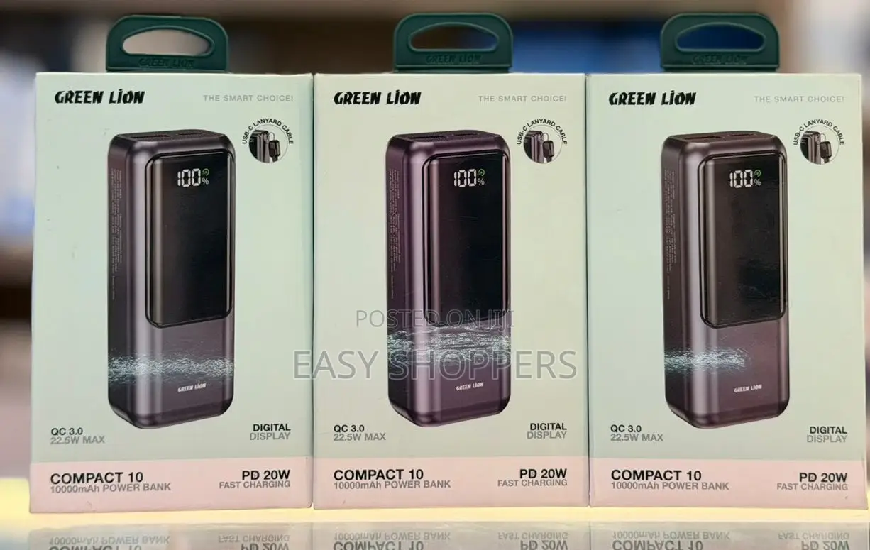 Green Lion Compact 10 10000mah Power Bank.