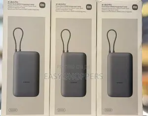 Xiaomi 20000mah Power Bank With an Integrated Cable