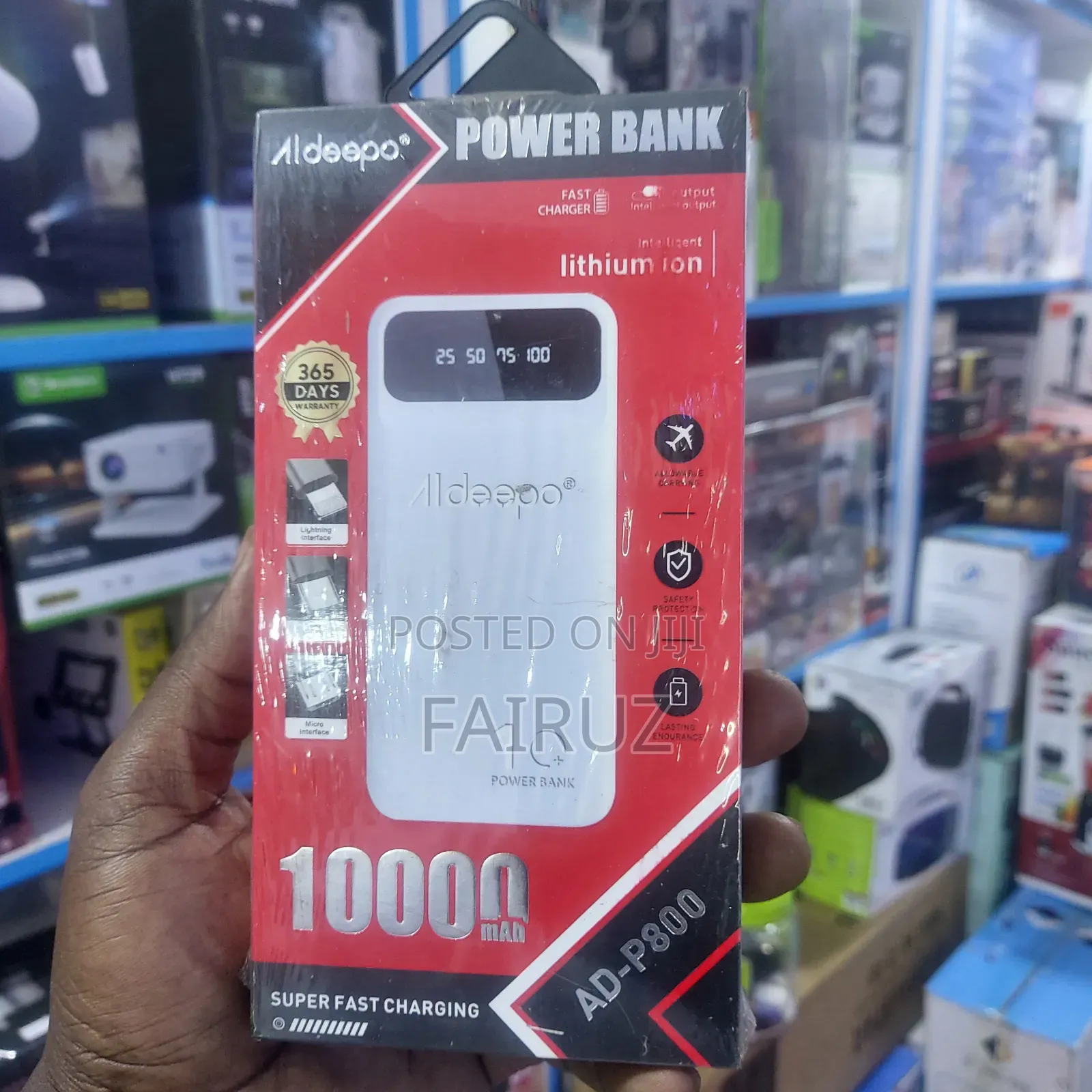 10000mah Aldeepo Fast Charger Power Bank