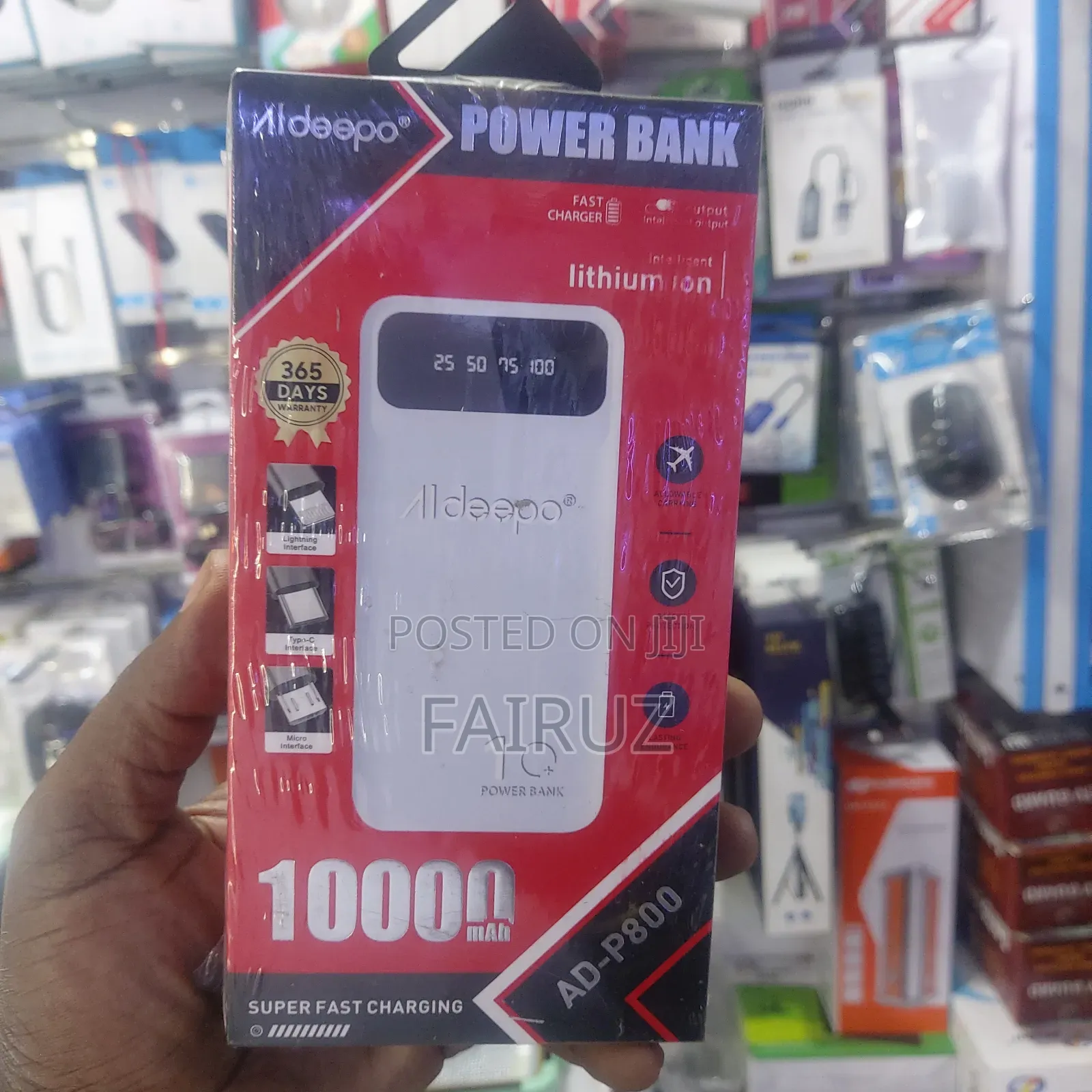 10000mah Aldeepo Fast Charger Power Bank