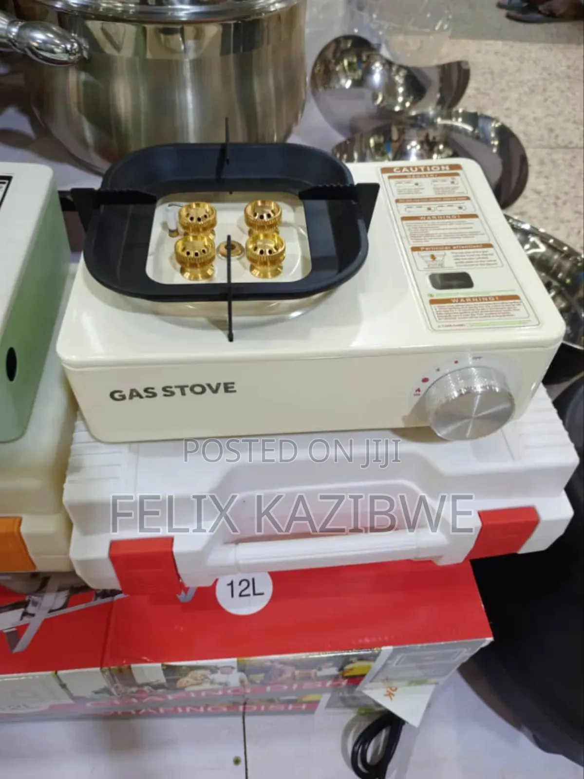 Portable Single Burner Gas Stove.