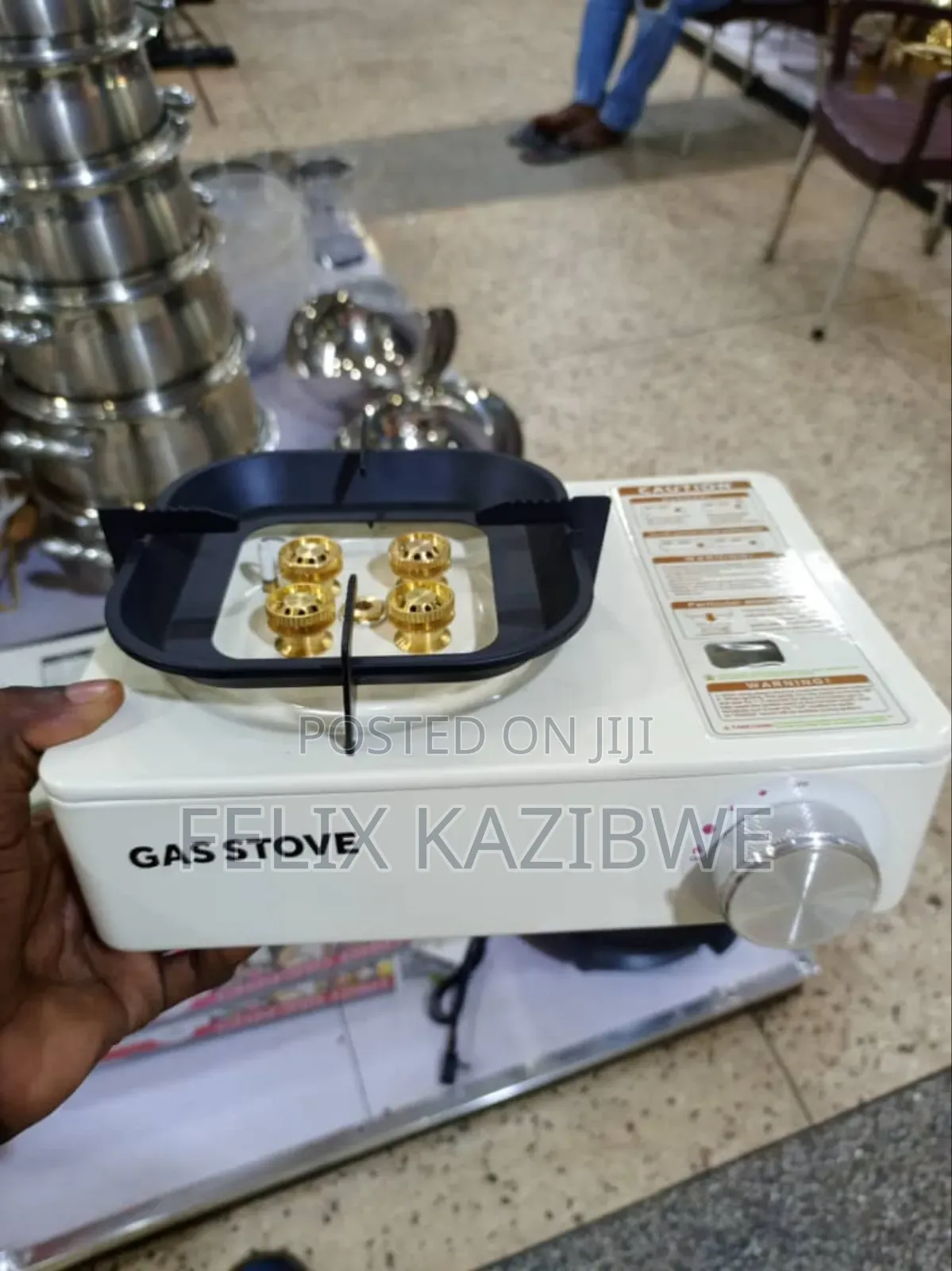 Portable Single Burner Gas Stove.