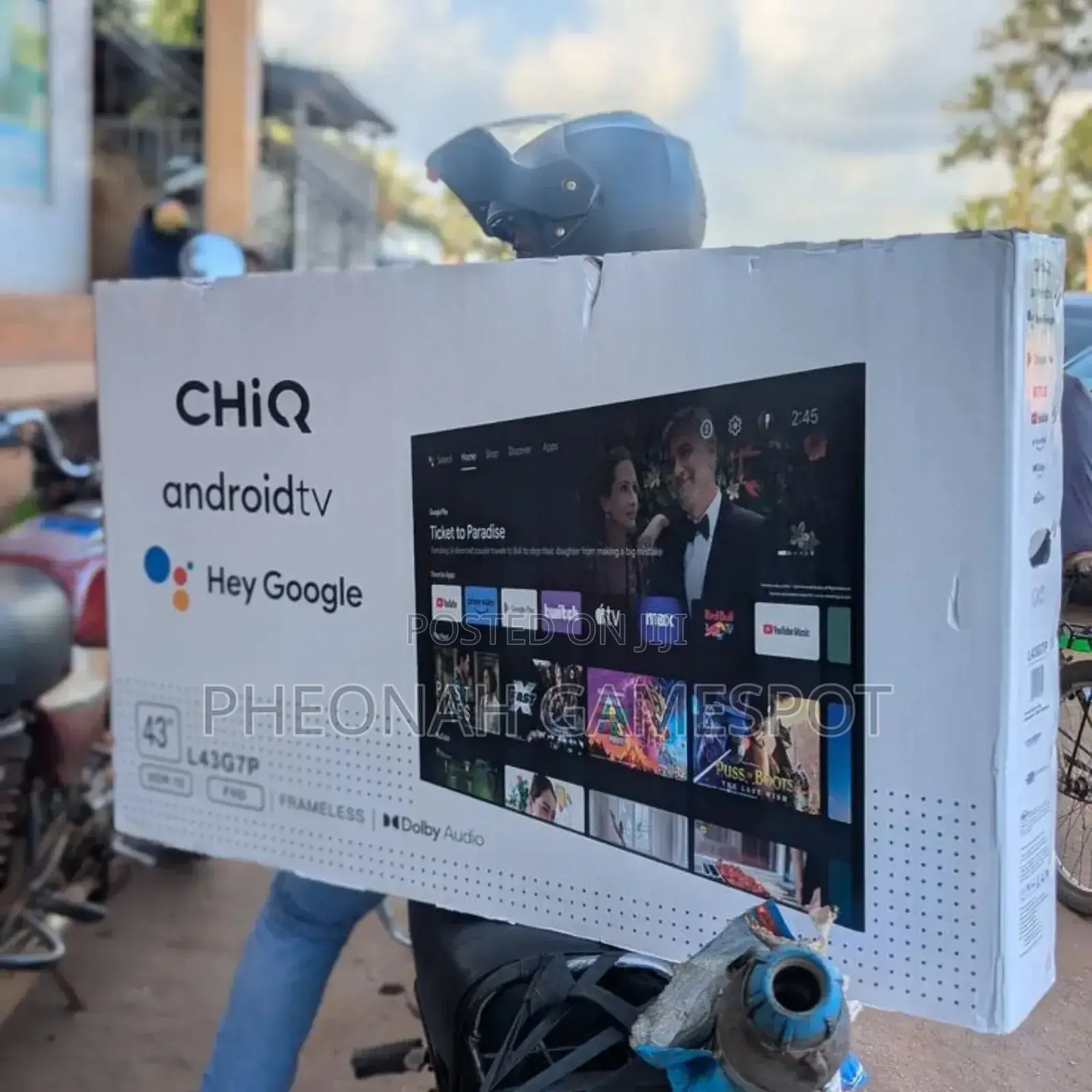 Brand New Chiq Uhd Tv: Qled Screen, Box Pack, Sealed, Receipt.