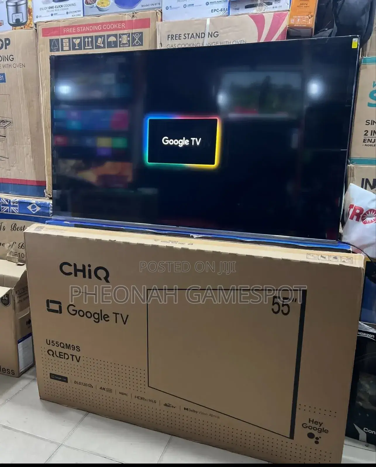 Brand New Chiq Smart Tv: Frameless Uhd Qled, Sealed, Box Pack.
