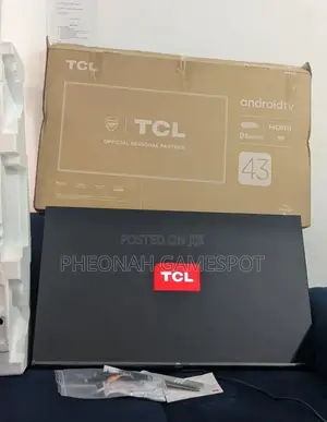Brand New TCL 43 Inch Smart Tv: Uhd Qled Boxed and Sealed Now.