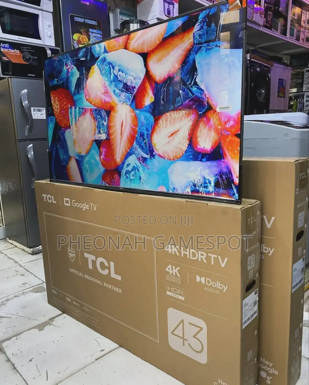Brand New TCL 43 Inch Android Smart Tv: Uhd Qled Boxed Sealed