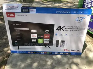 Brand New TCL 43 Inch Android Smart Tv: Sealed Box Everything Inside.