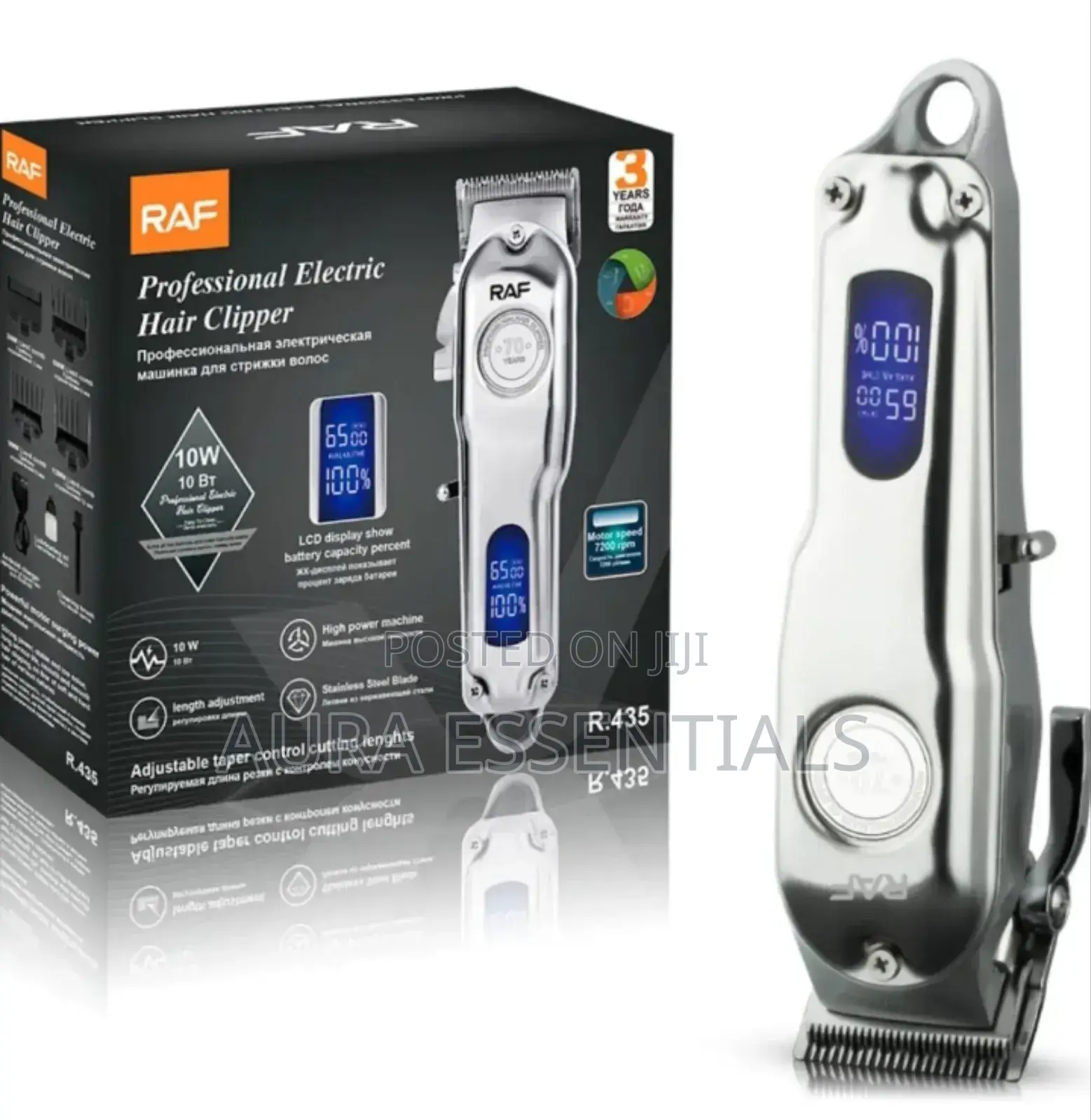 Raf Professional Electric Hair Clipper (Model R.435)