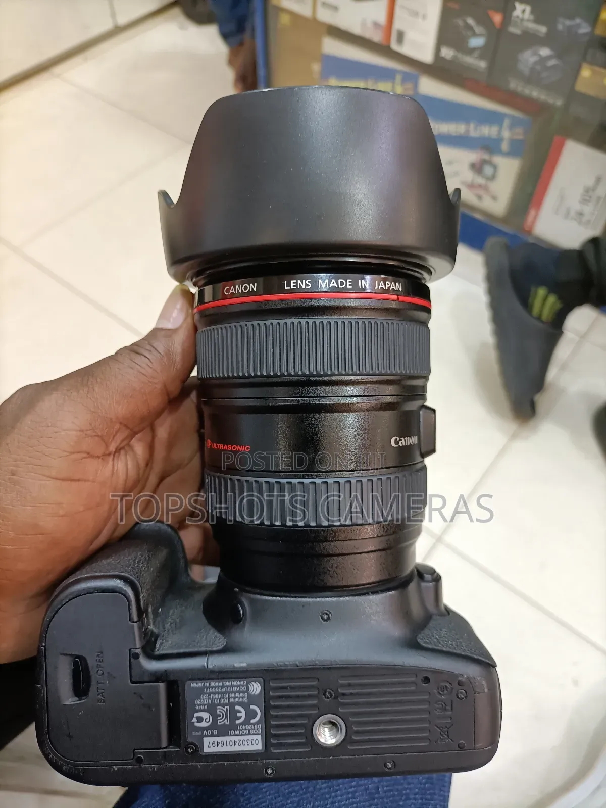 Canon Ef 24-105mm F4.0l Lens (Red Ring)