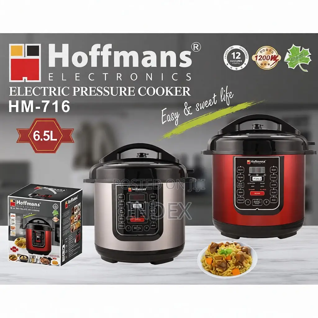 Hoffmans 6.5 Litres 14 in 1 Digital Electric Pressure Cooker