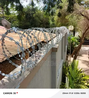 Razorwire Fence, Galvanised 7m