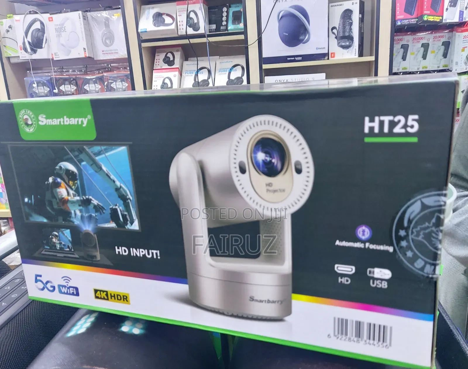 Projector Smartbarry Ht25 Rechargeable