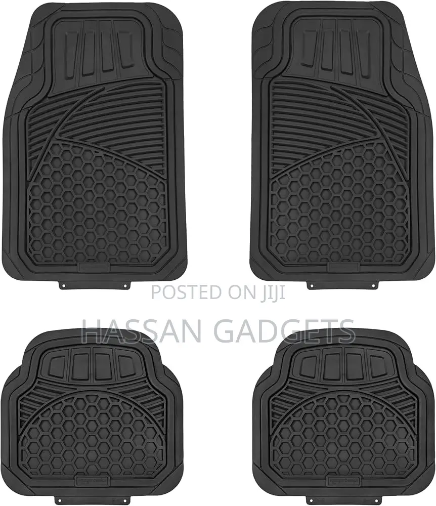 Rubber Car Floor Mats Universal Deluxe,All Weather