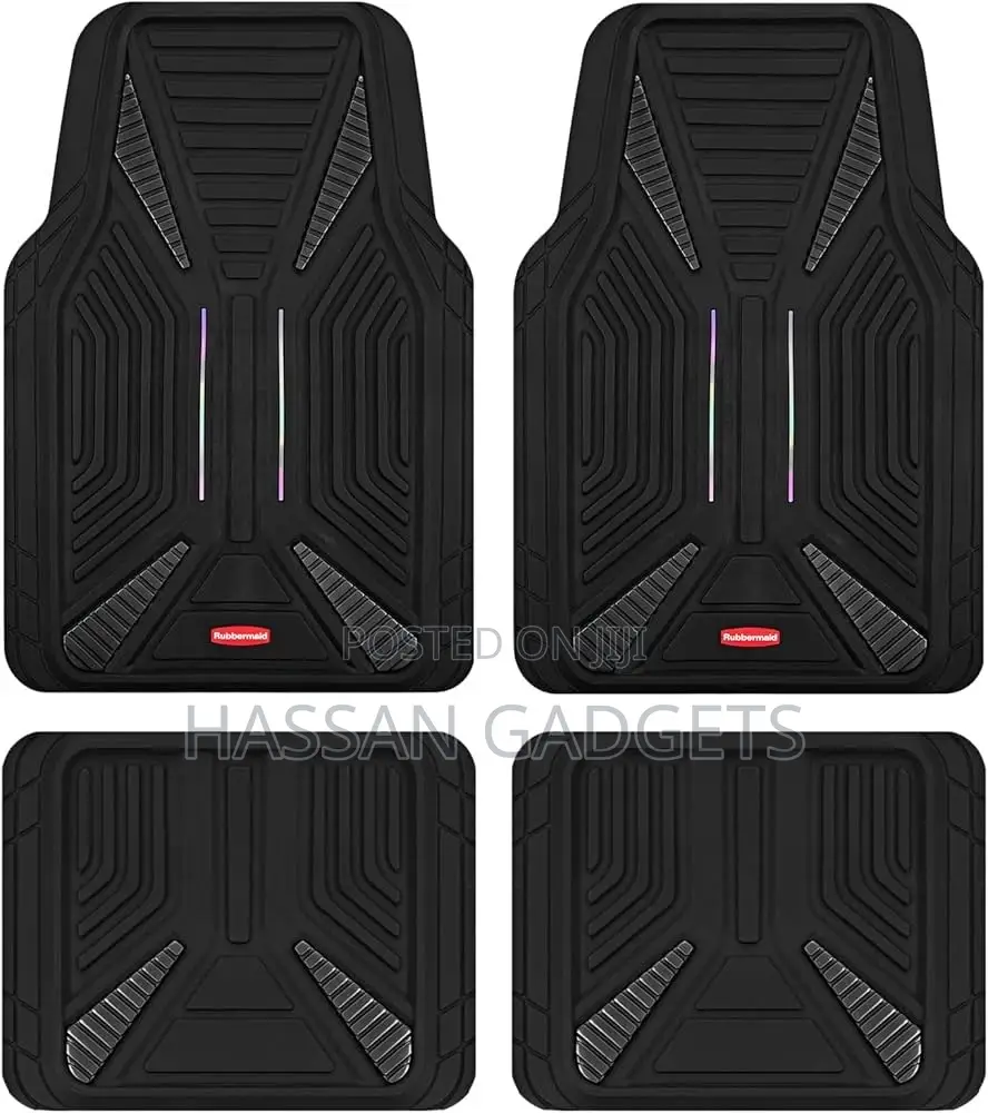 Rubber Car Floor Mats Universal Deluxe,All Weather