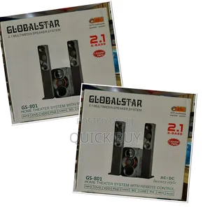 Globalstar Gs-801 2.1 Multimedia Speaker System.