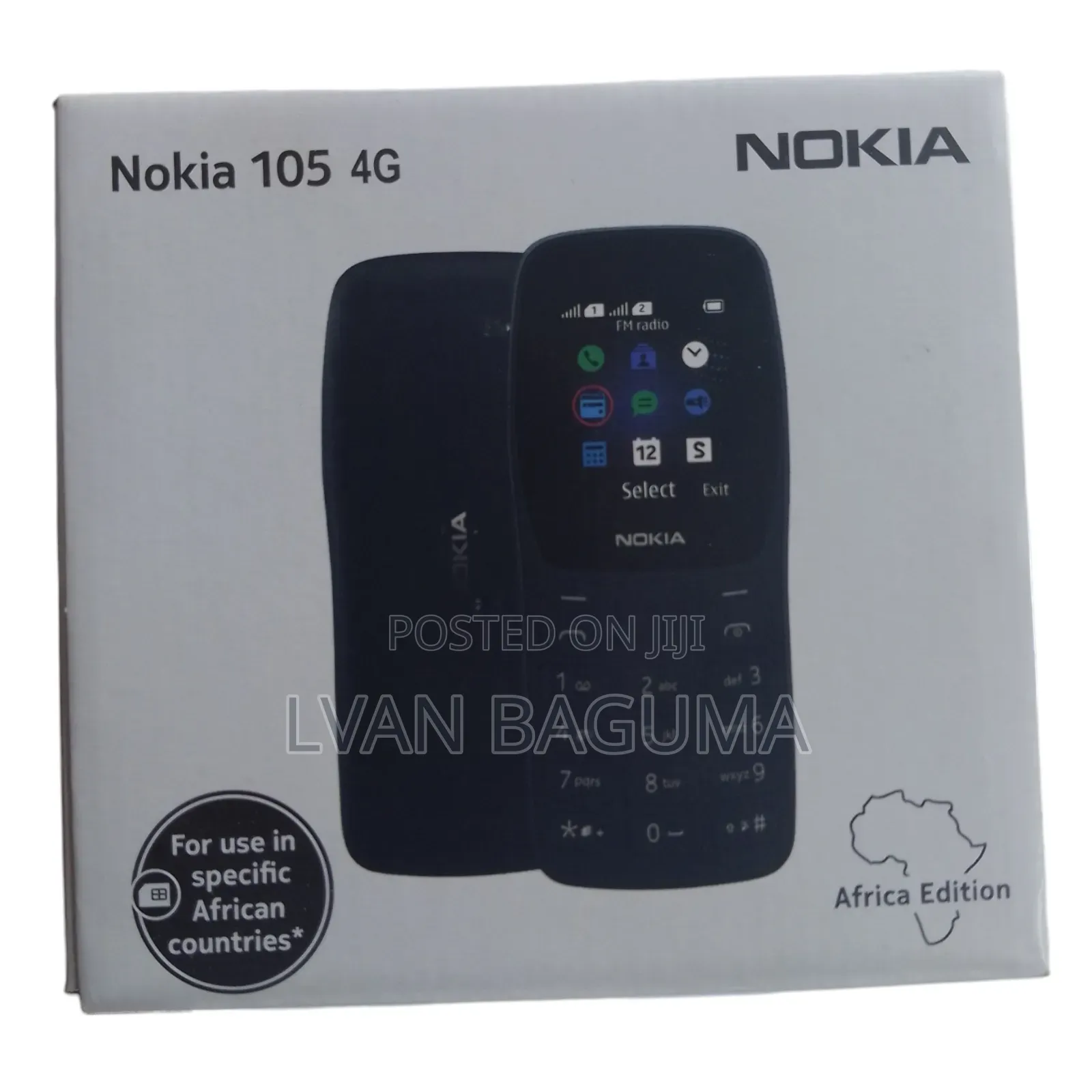 New Nokia 105 Black