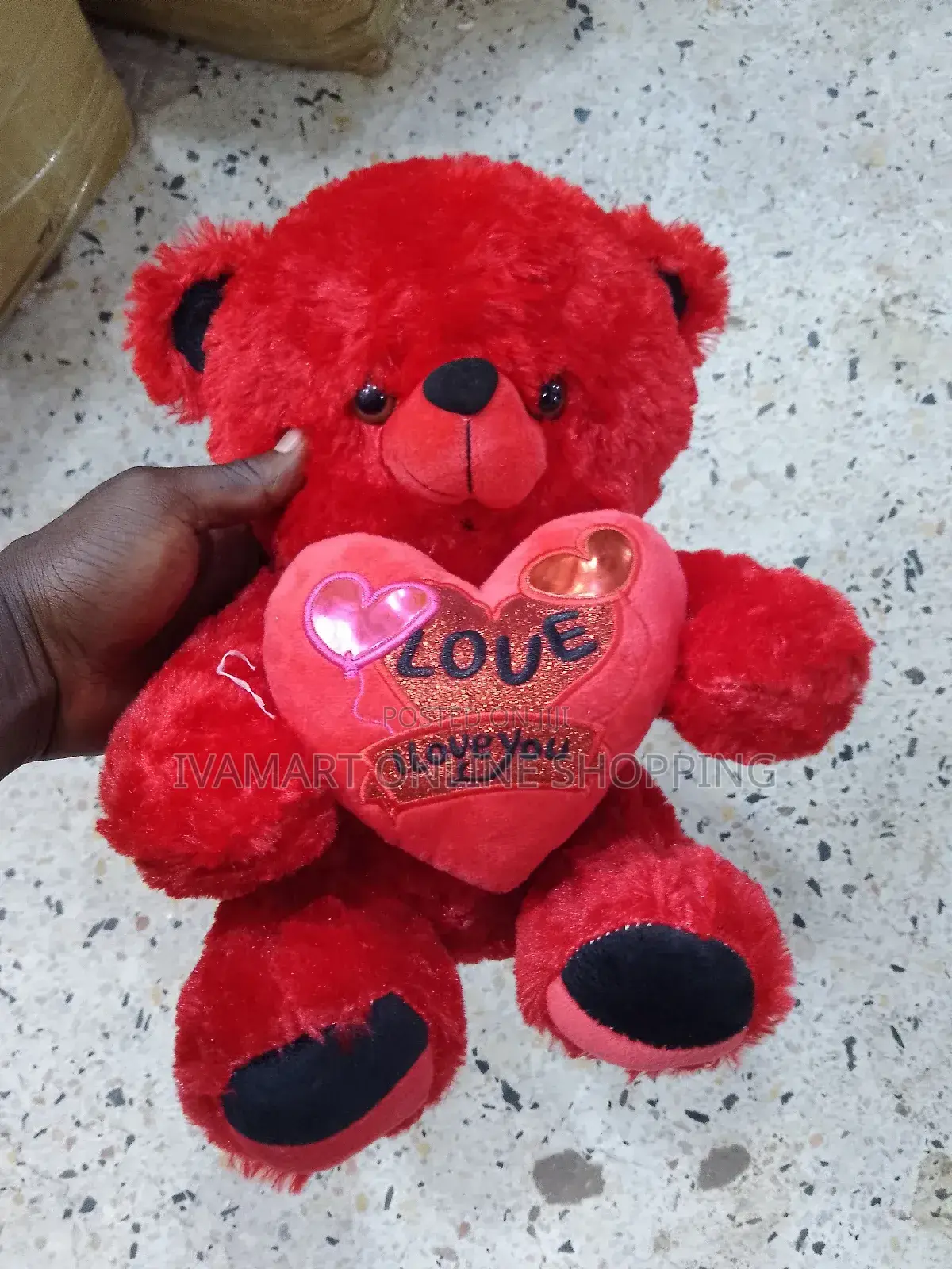 Love You" Teddy Bears - Small-Medium Size, Different Colors