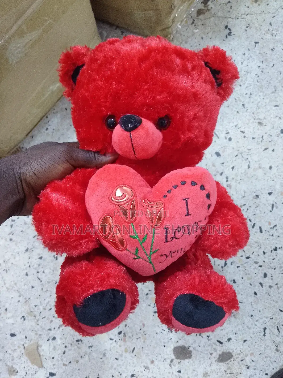 Love You" Teddy Bears - Small-Medium Size, Different Colors