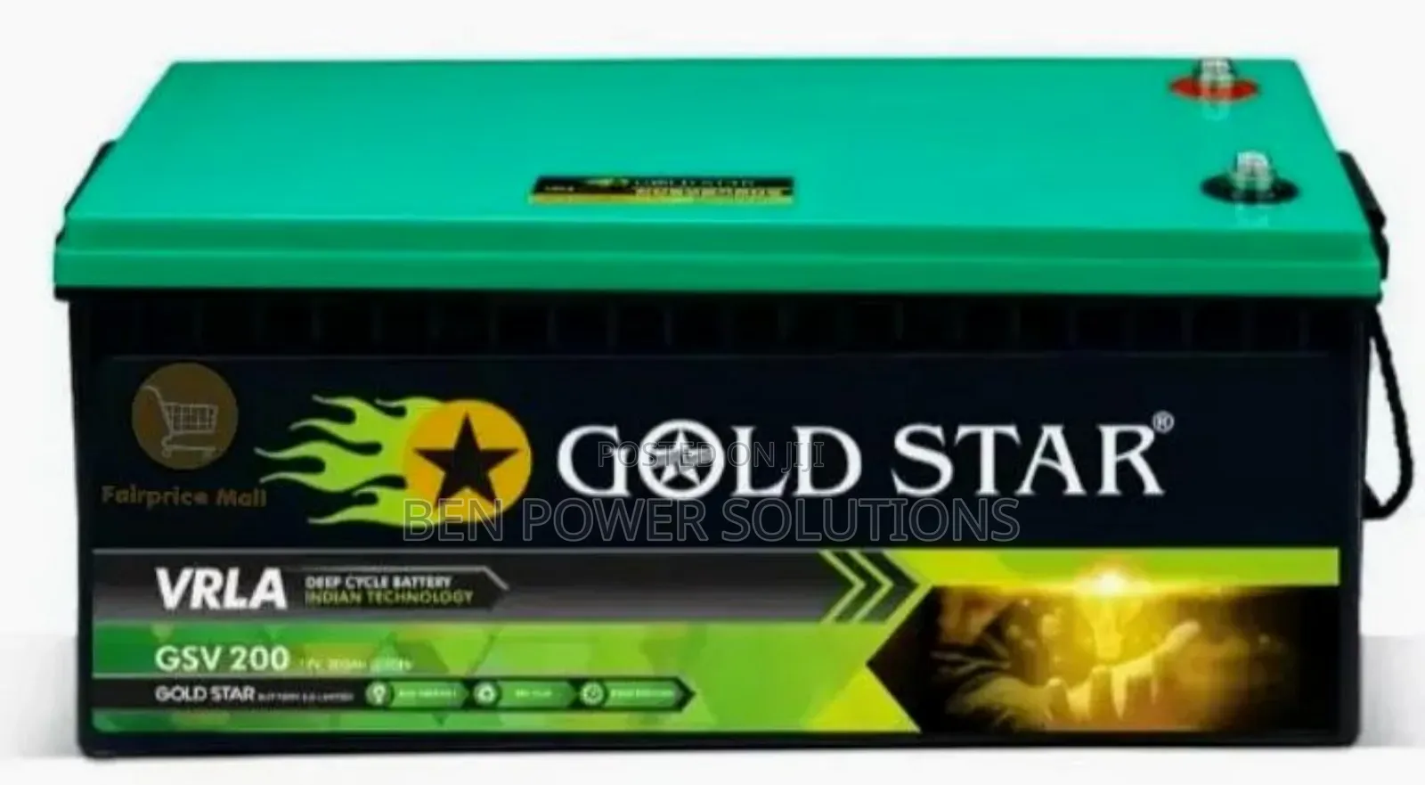 200ah Gold Star Solar Battery