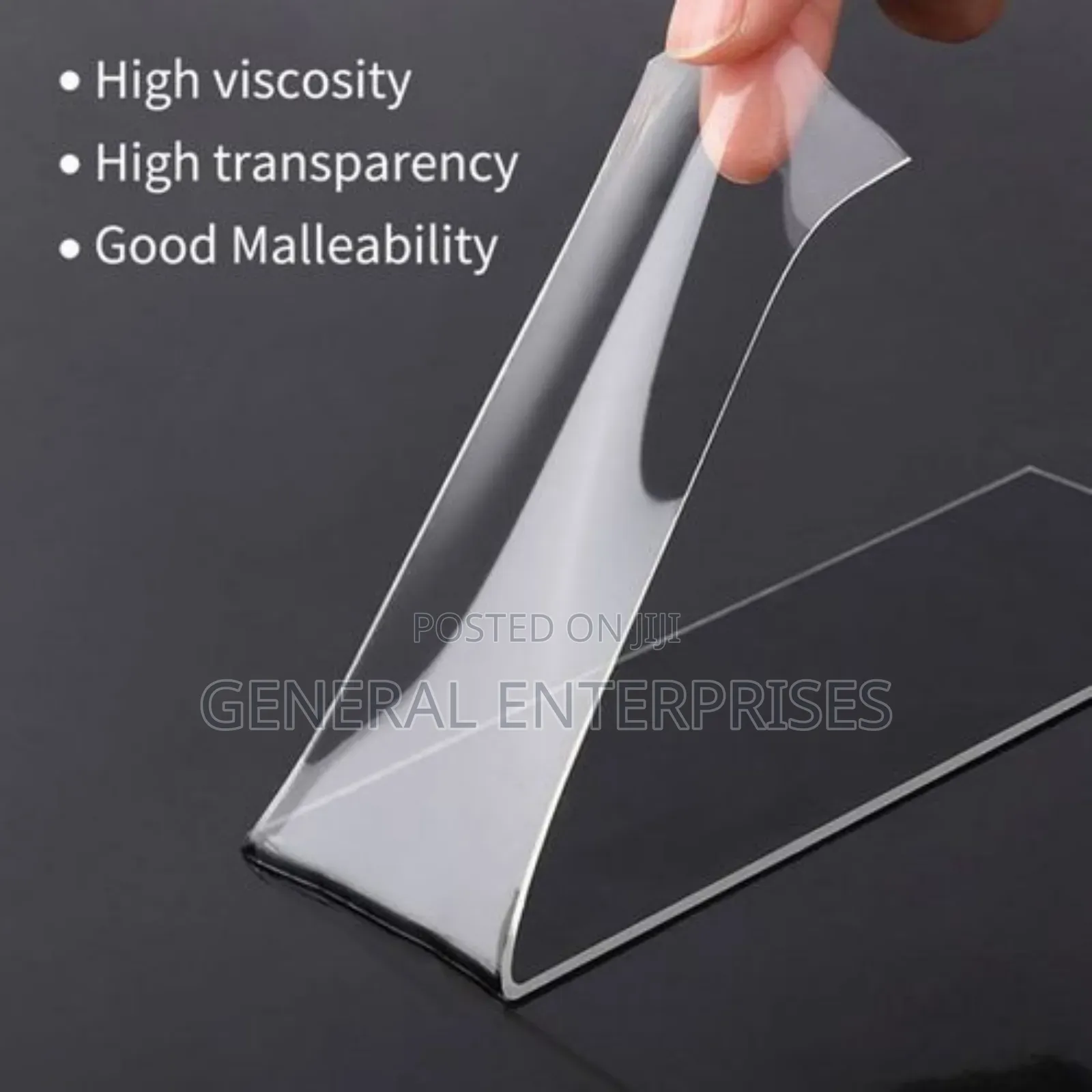 Heavy-duty, Double-sided Nano Tape.